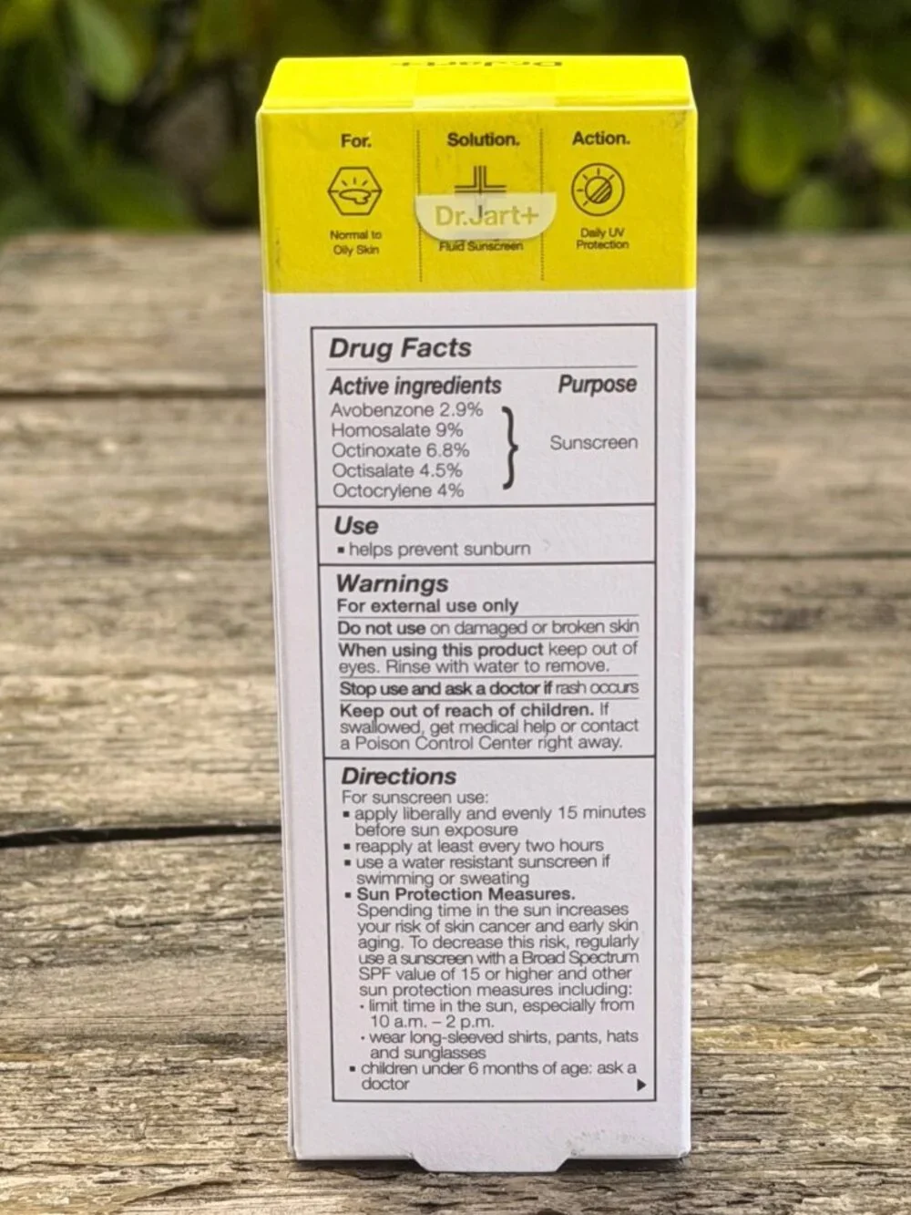 NEW Dr.Jart+ Every Sun Day Sun Fluid Sunscreen SPF 50+ 3.38 fl oz Face & Body